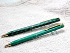 SHEAFFER FASHION USA MADE BALLPOINT PEN LOT OF 2 UNCOMMON COLORS — photo 1