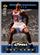 1994-95 Collector's Choice You Crash the Game GOLD #R1 Derrick Coleman Nets