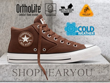 CONVERSE Men's Chuck Taylor All Star Malden Street Mid Canvas Suede Sneakers NWB