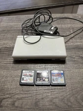 Nintendo DS Lite Console with Charger- Tested Works -includes 3 Games