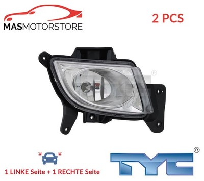 NEBELSCHEINWERFER PAAR SET TYC 19-0783-01-2 2PCS I FÜR HYUNDAI I30 1.4L,1.6L,2L