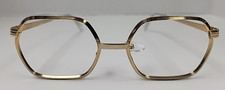 Vintage VOGUE Eyeglasses Frames Gold Designer Optical Frame 52/18 Retro
