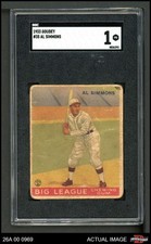 1933 Goudey #35 Al Simmons White Sox HOF SGC 1 - POOR