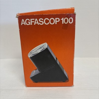 Vintage AGFASCOP 100 Slide Negative Viewer Projector AC Powered