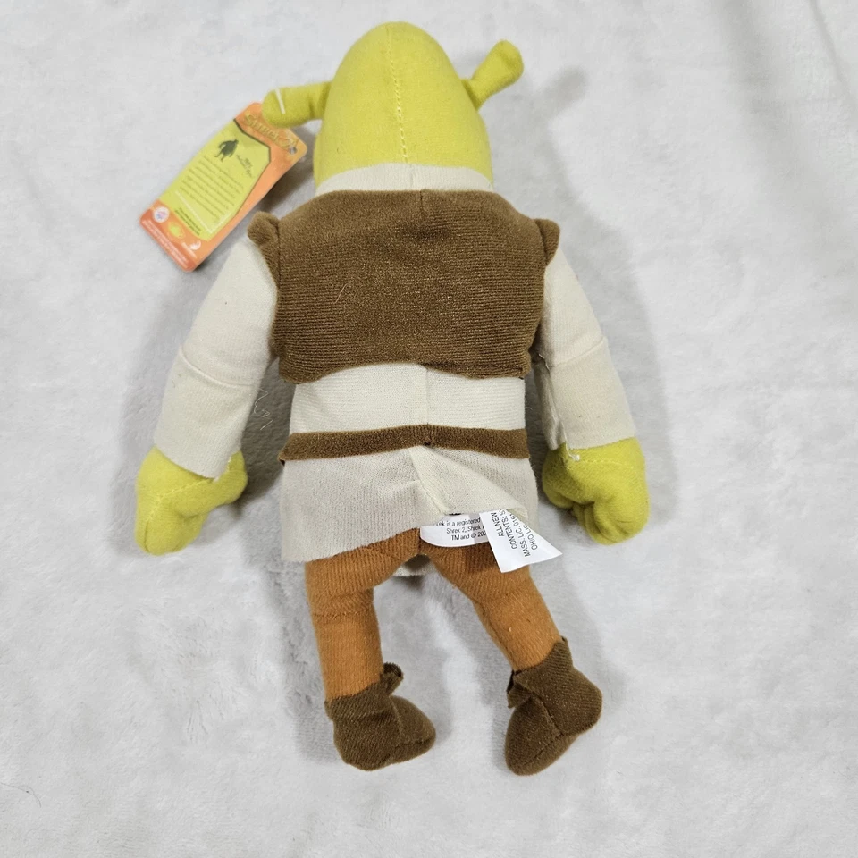 Плюшевая кукла Shrek 2 фигурка 9 дюймов Dreamworks 2004 мягкая игрушка МАЛЕНЬКИЙ ОГР Nanco - Изображение 3 из 4