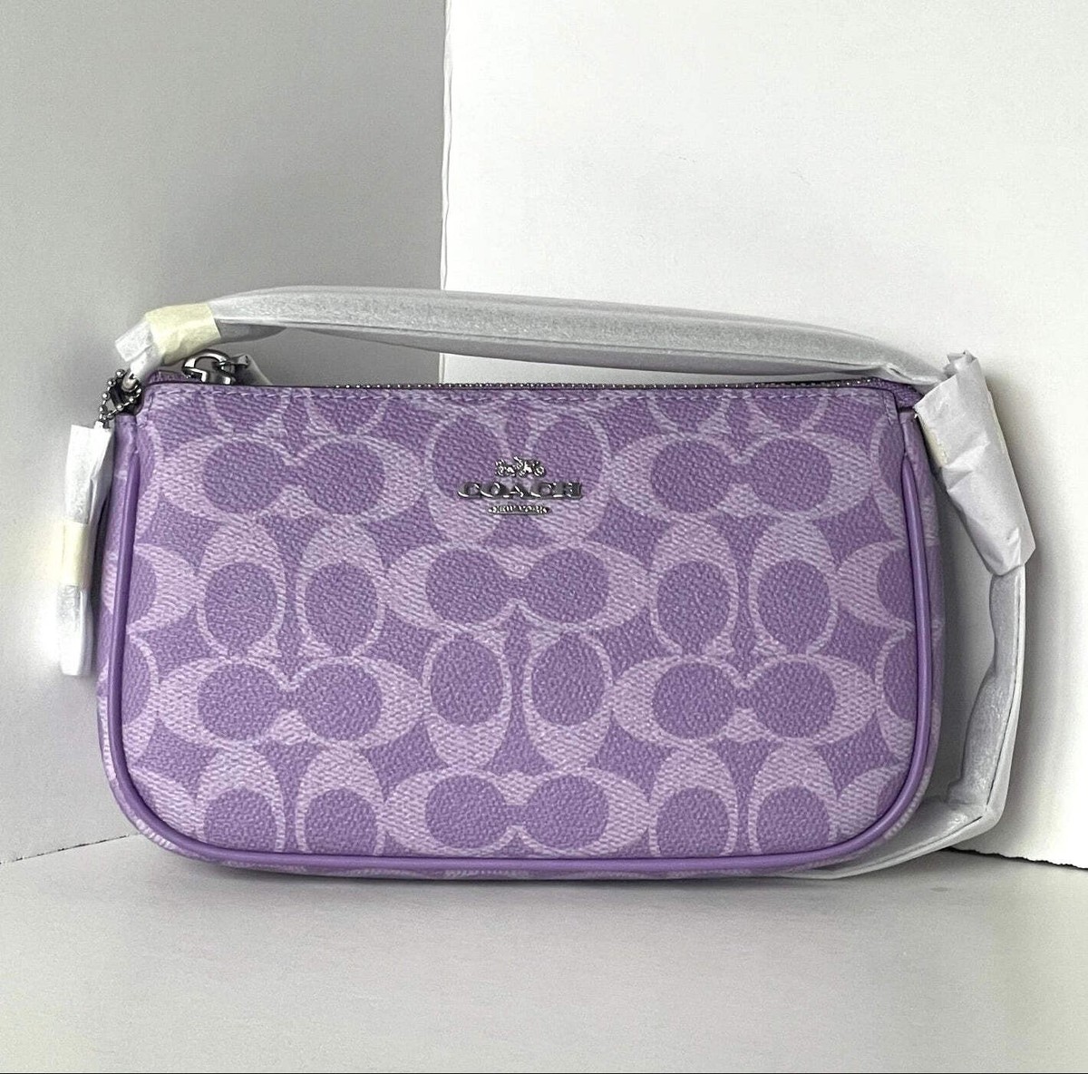 Coach Nolita 19 Bag Iris Purple Signature Canvas CW426 Shoulder