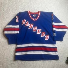 Vintage starter New York rangers Brian leetch jersey embroidered 90s nhl