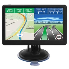 7" GPS Navigator for Car Truck RV 2025 Maps Voice Guidance Speed Alert Routing