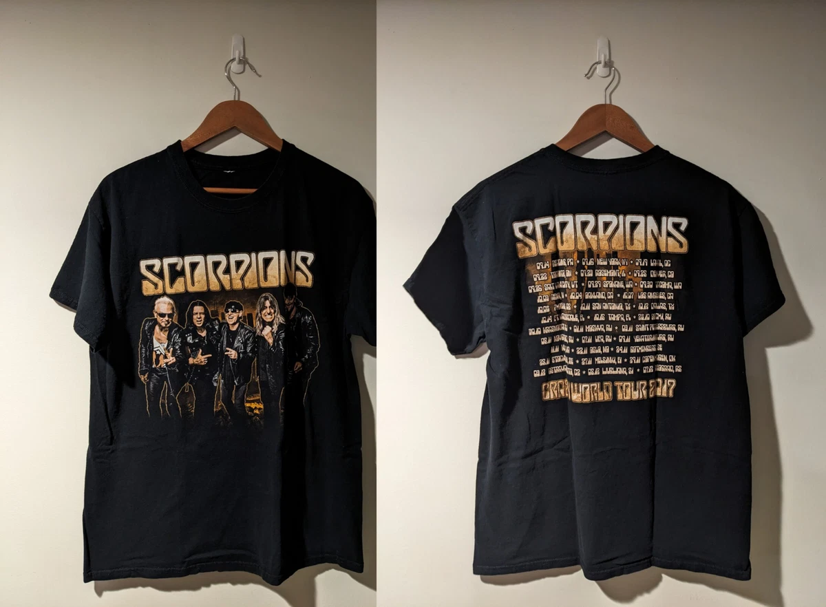 Scorpions Tour T Shirt In Men's T-Shirts for sale | eBay