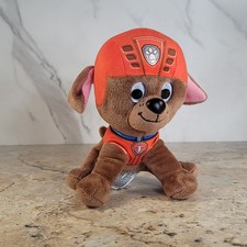 PAW PATROL THE MOVIE ZUMA PLUSH ANIMAL PLASTIC EYES SPIN MASTER