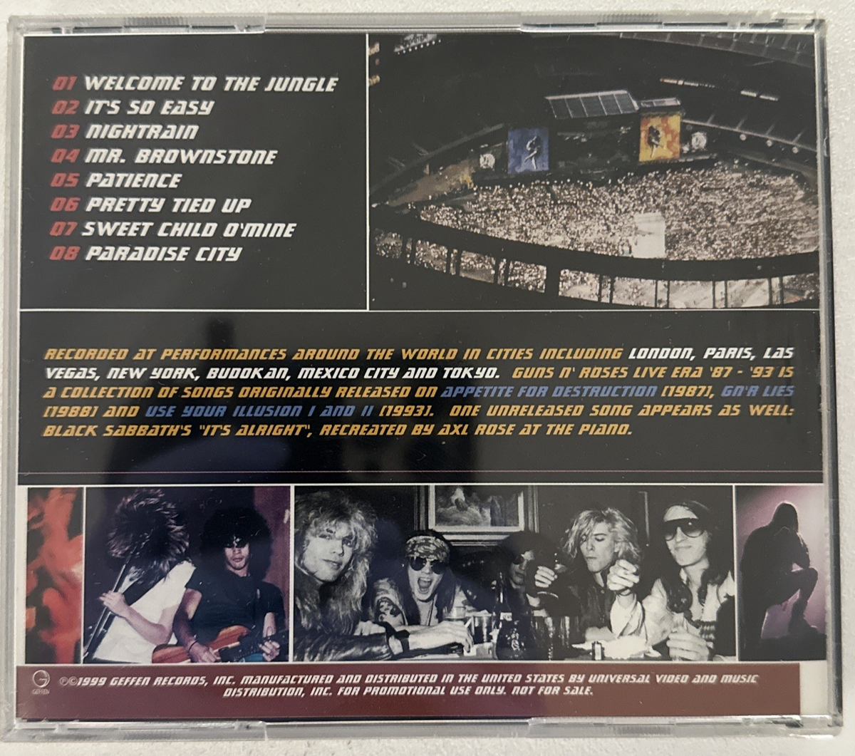 Guns N' Roses-Live ERA '87-'93 Sampler CD PROMO RARE NEW SEALED | eBay