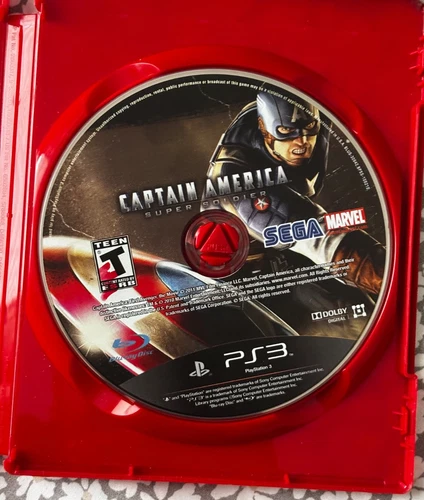 Captain America: Super Soldier- Sony PlayStation 3 (2011) Disc Only TESTED