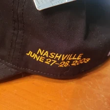 Corvette 50th Anniversary 3-Dimensional Embroidery Cap Hat from the Celebration