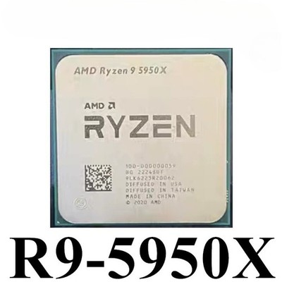 AMD Ryzen 9 5950X 3.4-4.9GHz 16Core 32Thr 105W Socket AM4 CPU Processor R9-5950X
