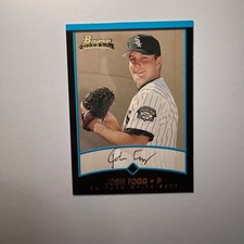 2001 Bowman Josh Fogg Rookie Card Chicago White Sox #362. rookie card picture