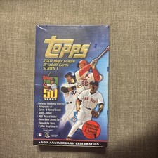 Topps 2001 Major League Baseball Cards Series 1 Factory Sealed Box w/ Autographs