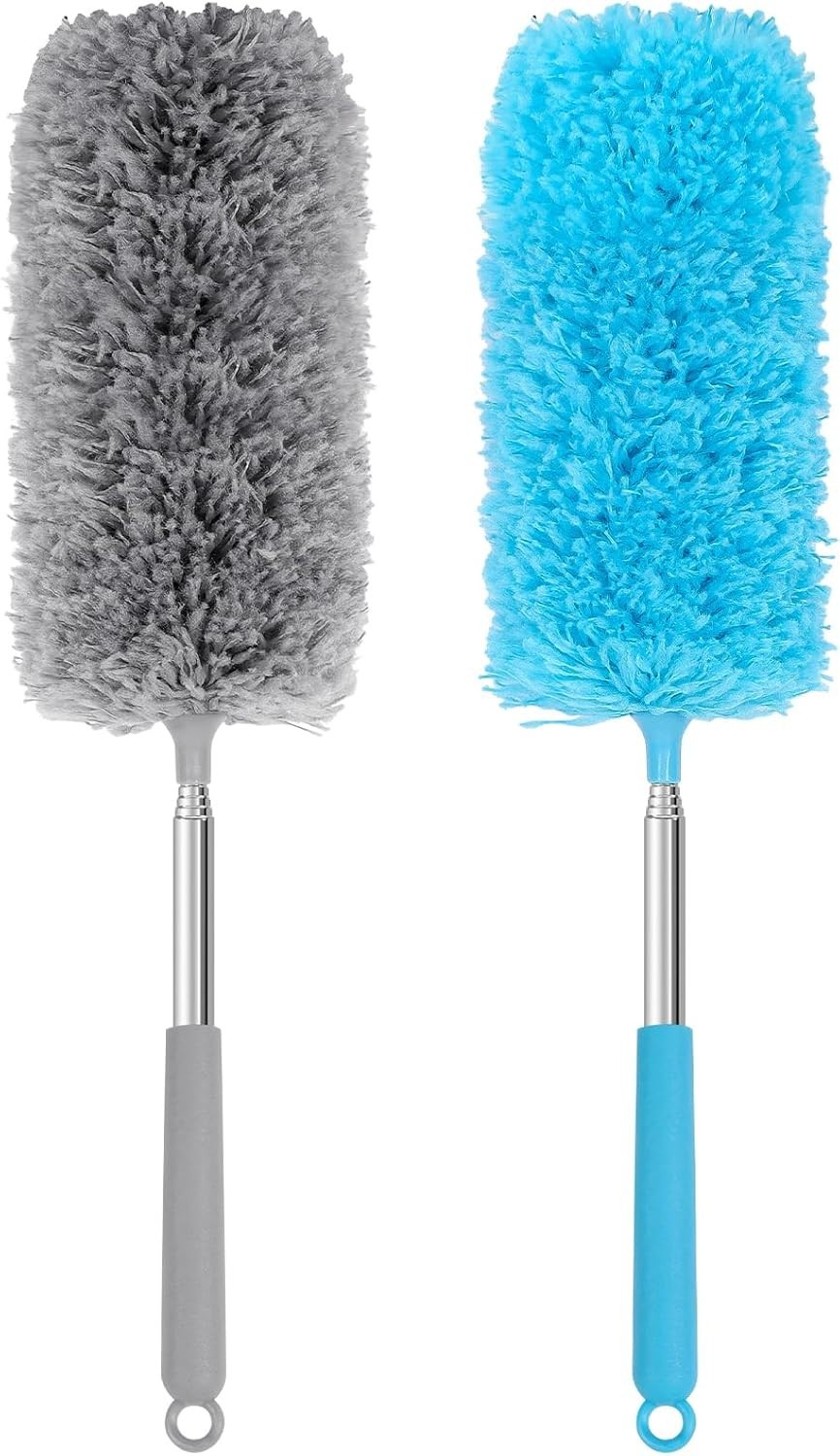 Lightweight Telescoping Mini Microfiber Duster Set for Home 