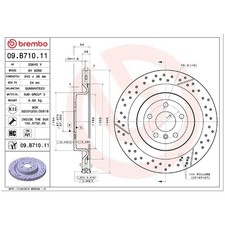 2x Bremsscheibe hinten für Mercedes GL-Klasse X166 GLE C292 W166 GLS | 26246694