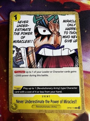 Emperors in the New World #OP09-116 Never Underestimate the Power of Miracles!!
