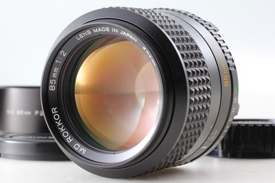 Near MINT】Minolta MD ROKKOR 85mm F2 MD SR Mount Lens From JAPAN