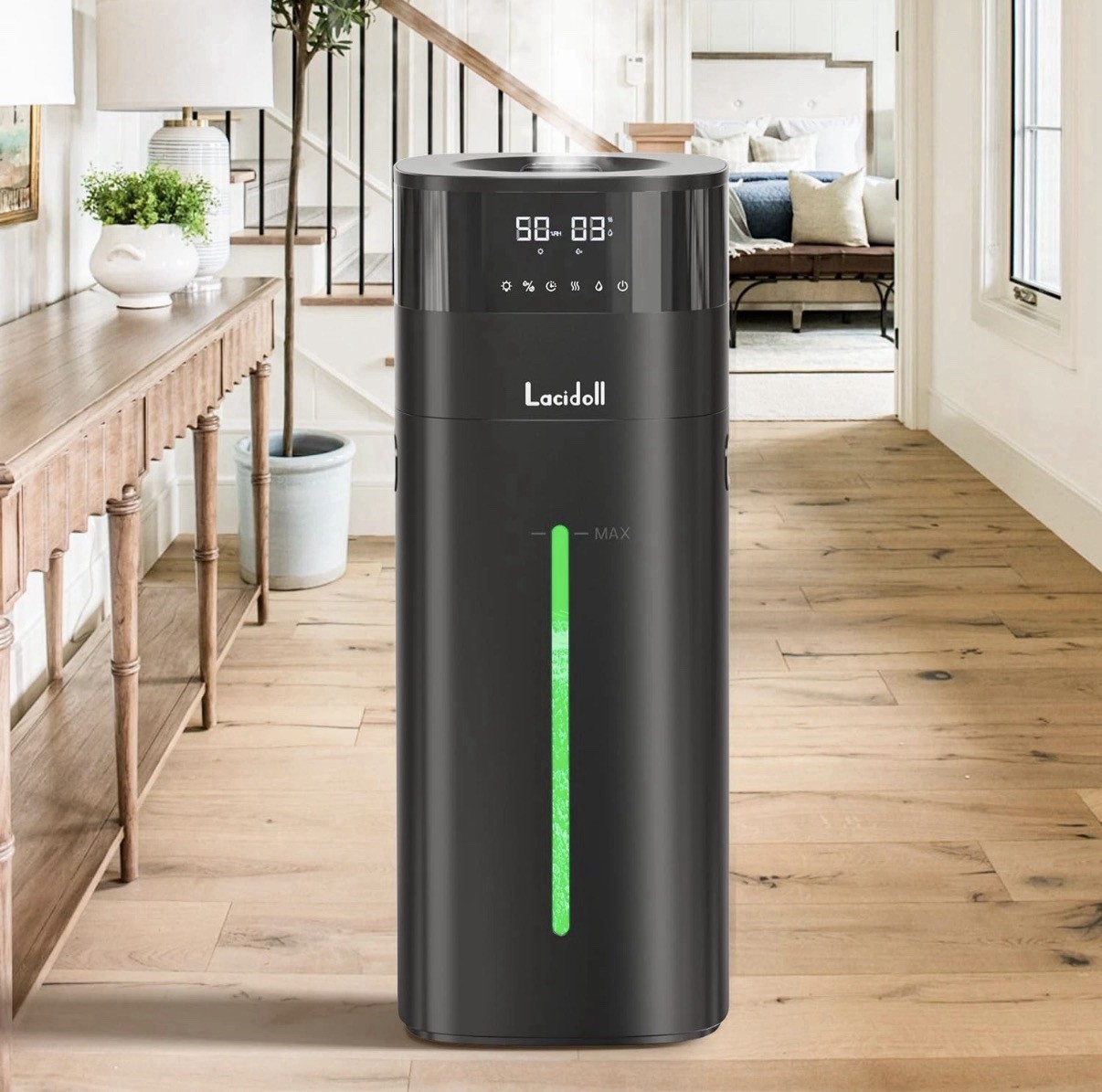 Large Room, 5.3gal/20l Humidifiers For Home Black