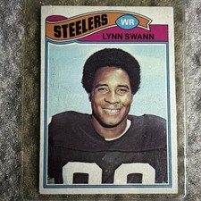 Topps 1977 Lynn Swann Pittsburgh Steelers Football Card #195 Base Set