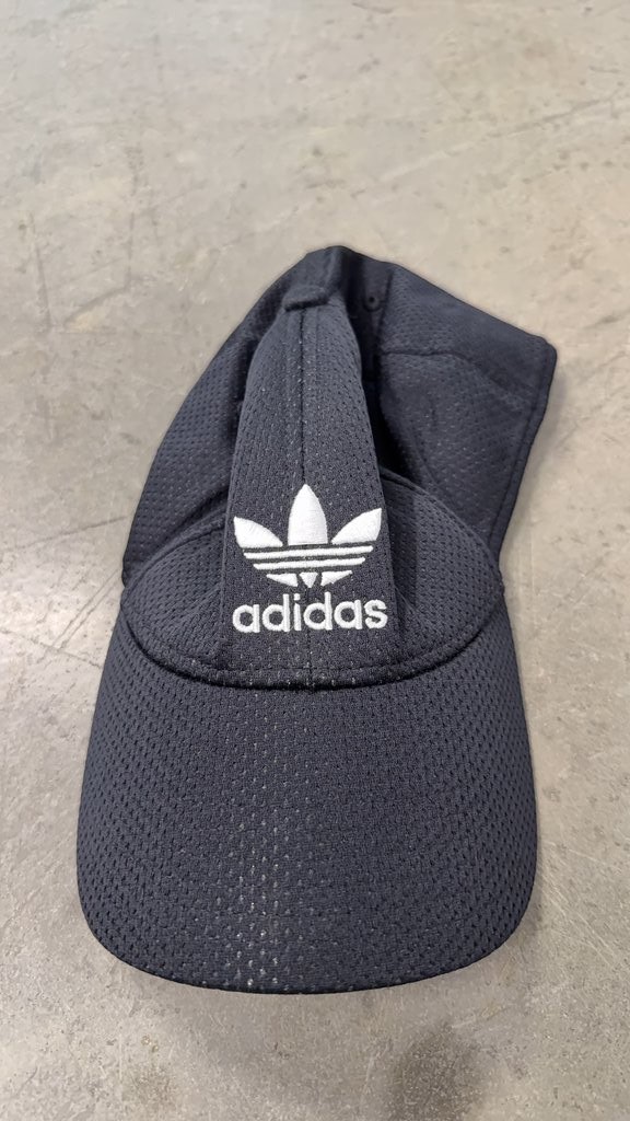 Adidas Black Mesh Cap with Trefoil Logo
