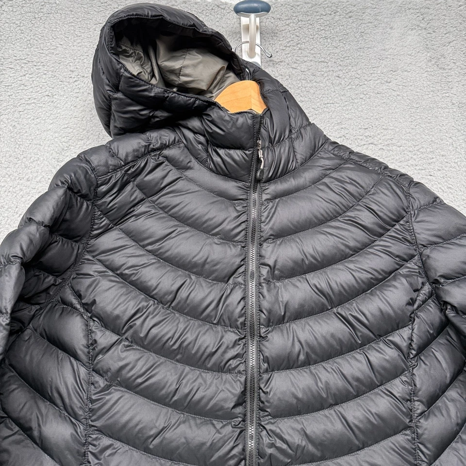 Chaqueta LL Bean Mujer 1X Parka Plumón de Ganso Negro Larga Acolchada Invierno Foto 3 de 4