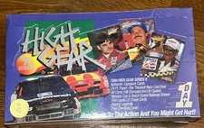 1994 NASCAR Wheels Race Cards 'High Gear' ‘94 Series 2 Factory Sealed Wax Box