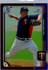 2015 Bowman Chrome - Chih-Wei Hu #BCP112 1st Bowman Purple /250 - Twins