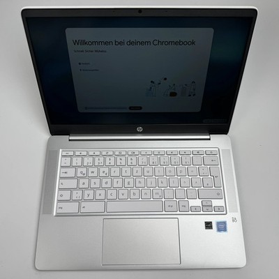 HP Chromebook 14a-0305ng 14'' Intel Celeron N4020 1,1 4GB 64GB Weiß