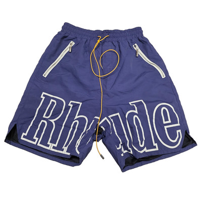 Rhude Logo Shorts Purple Authentic M RIP AT Crotch  See photos 100% Cotton