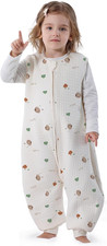 Sleep Sack with Feet, 1.0 TOG Sleeveless Sleeping Sack with Legs