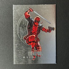 2022 Fleer Marvel Ultra Wolverine Deadpool Medallion Silver M-12#LL