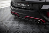 Mittlerer Diffusor Heckansatz DTM Look FüR Kia Ceed GT Mk3 Facelift Heck Schwarz