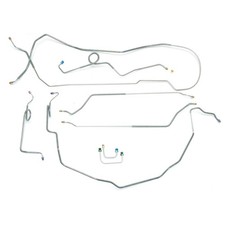 Brake Line Kit Power Disc Conversion Hardtop 1969-72 Chevelle Stainless 8pc
