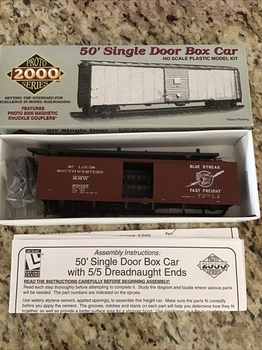 Coche de carga realista escala HO Proto 2000 serie 21794 50’ puerta única SLSW#20027 D-2 | Zustand: New