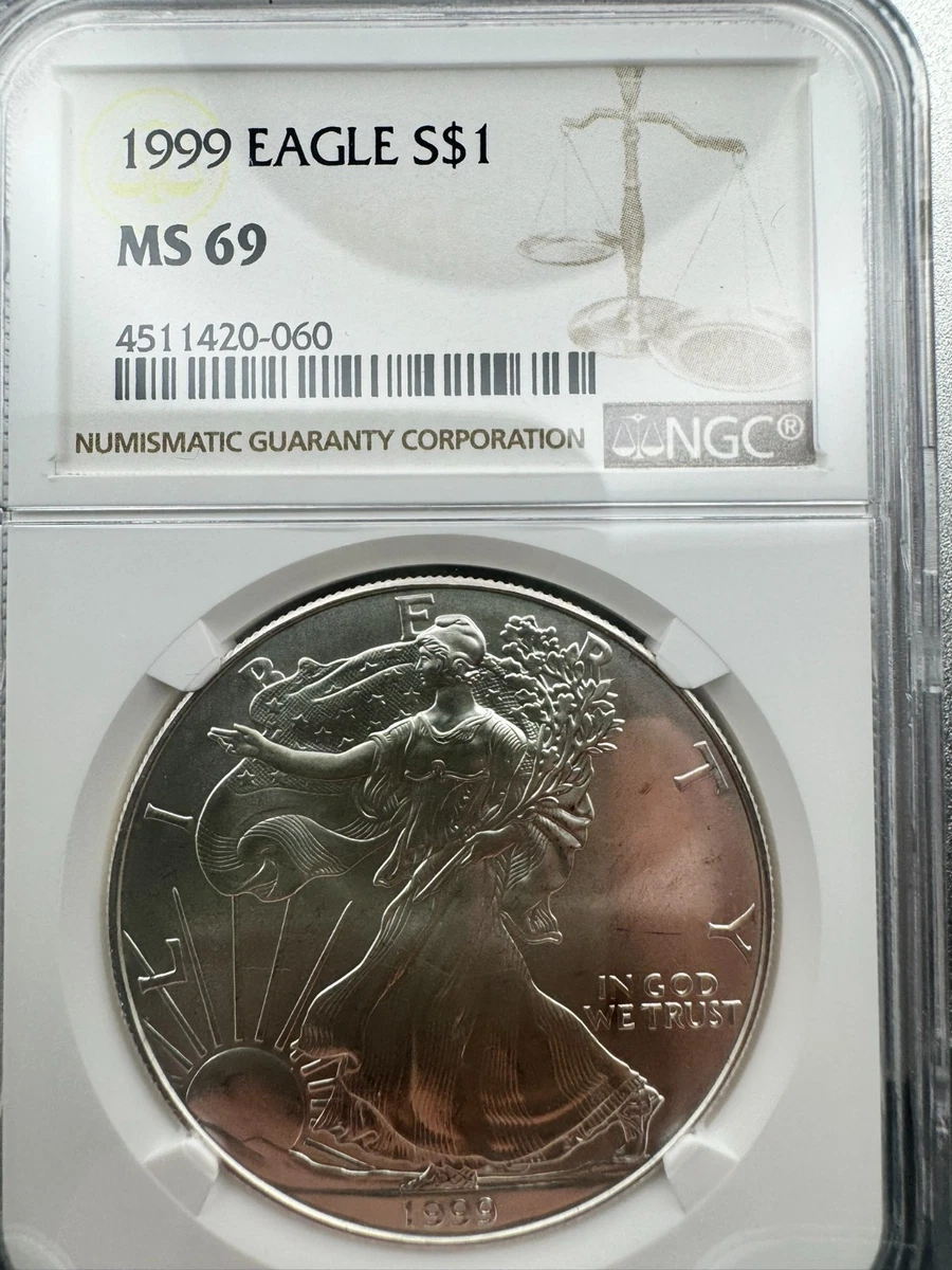 American Eagle NGC 1999 Silver Bullion Coins for sale | eBay