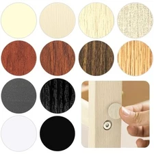 648 PCS 12 Colors Self-Adhesive Screw Holes Covers Stickers PVC Round-12Colors
