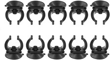 10Pcs Aquarium Suction Cup Clips, 18-22mm, Black, Universal Fish Tank Holders...