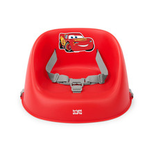 Bright Starts Disney Cars My Spot Easy-Clean Baby Booster Feeding Chair, 3-Point
