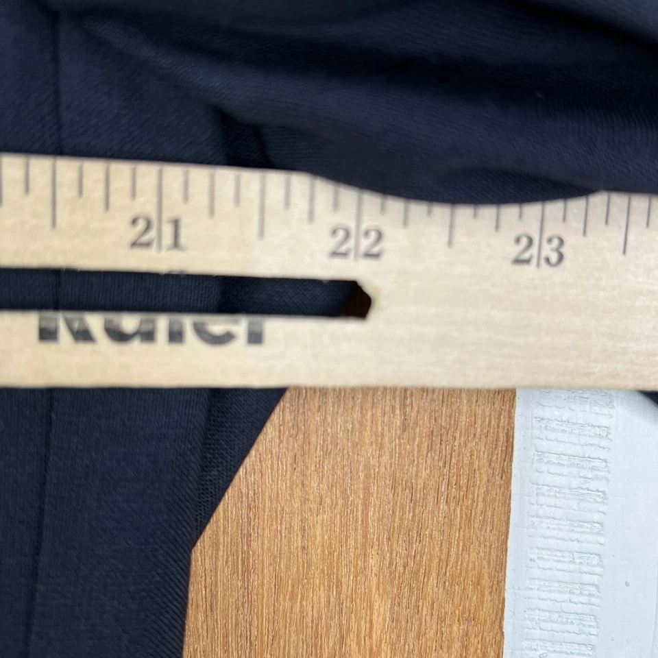 Brooks Brothers Suit Mens 43L Navy Blue 3 Button Wool Stretch Pants 32x30 NEW - Image 3 of 4