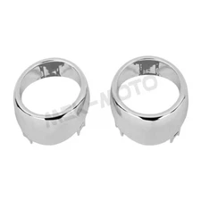 2Pcs Front Bumper Fog Light Bezel Trim LH & RH For Infiniti G25 G37 Sport