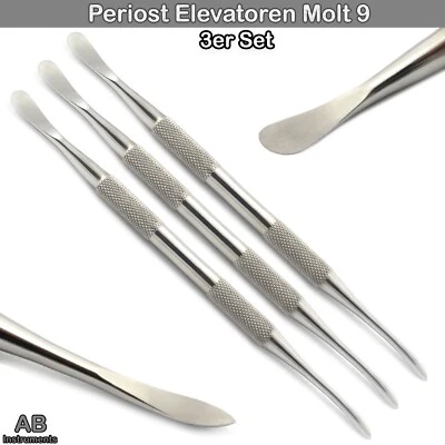 MEDSPO® Raspatorien Sinuslift Heber Molt 9 Raspatorium Wurzelheber Chirurgie Elevator CE