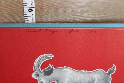 Old Vintage Original Children's Book Goofy The Goat 1946 - Picture 7 of 21