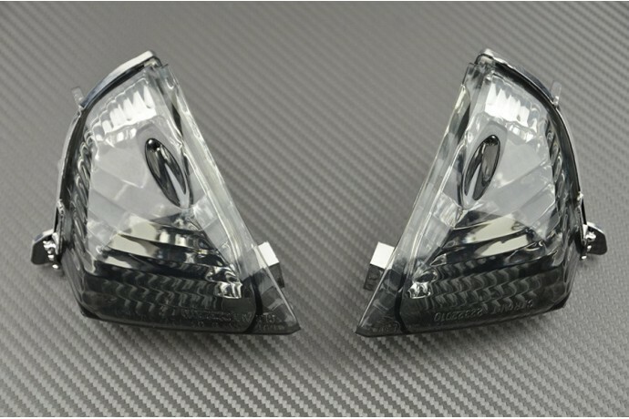 Clignotants arrière LED fumés Suzuki GSXR 750 2006 2007 feu de direction WVCF