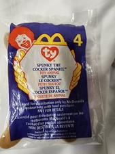 TY Teenie Beanie Baby 1999 McDonalds 4 Spunky Cocker Spaniel