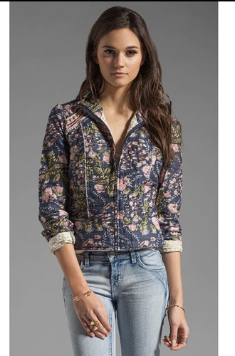 Free People Meadow Jacket in Navy Combo 