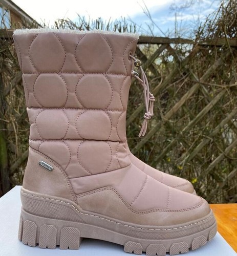 Botas Marco Tozzi EU37/UK 4 ""Rosa"" rosa oscuro resistentes al agua, botas. Totalmente nuevo - Imagen 10 de 12
