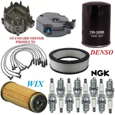Tune Up Kit Filters Cap Wire Plugs For OLDSMOBILE CUTLASS SUPREME V8 5.0L 85-86